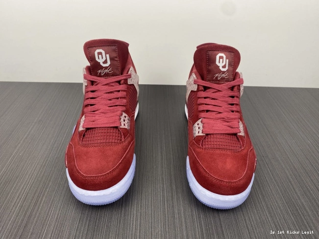Jordan Retro 4 Sooners PE Oklahoma AJ4-904282 0813
